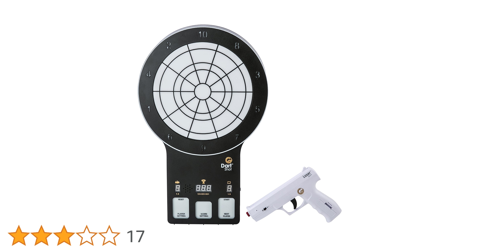 【未使用】電子ダーツ　VariShot とオプションの重さのあるレーザーガン一丁 616Eskq+ClL.jpg_BO30,255,255,